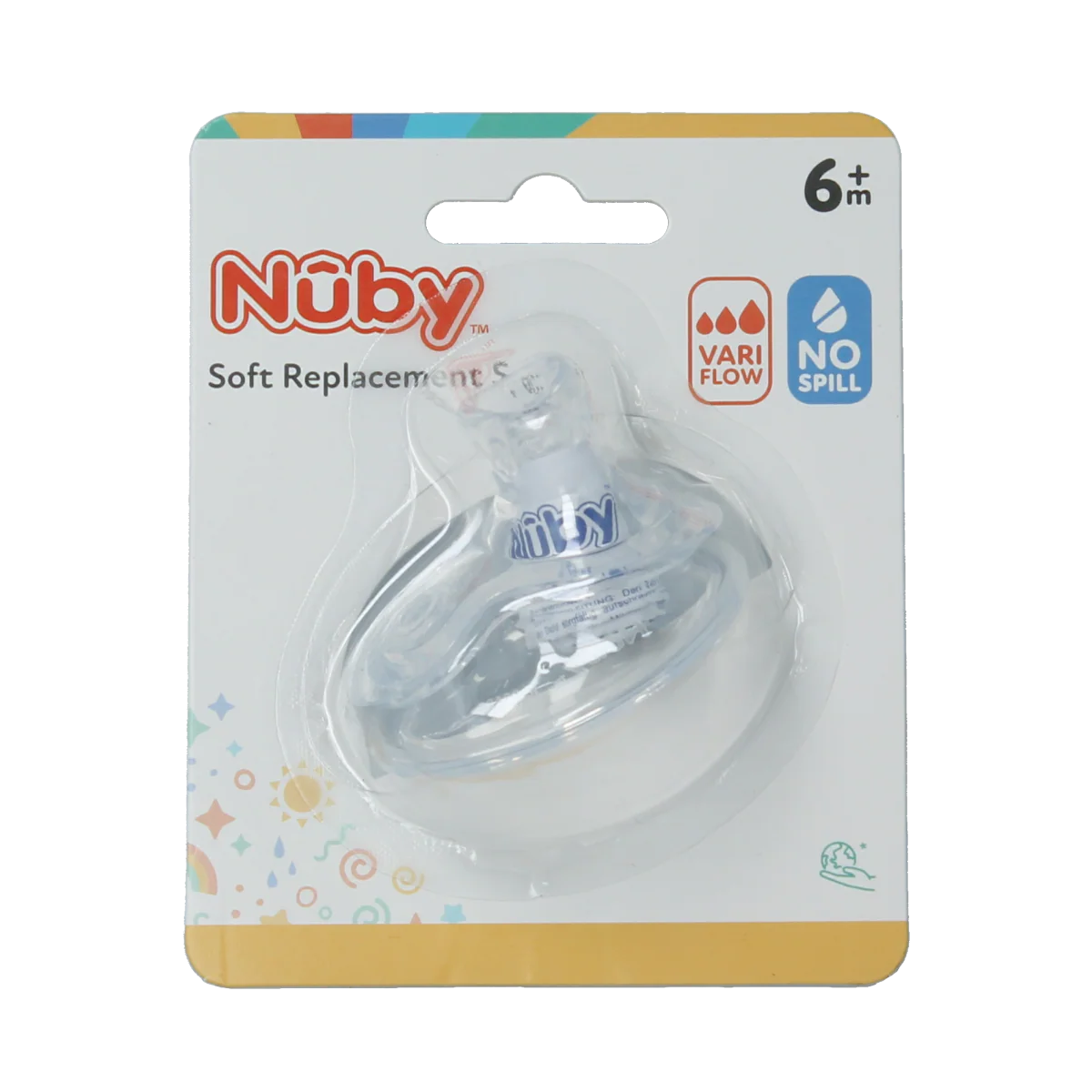 Nuby Vervangspeen beker ID10052 1.00 Stuks
