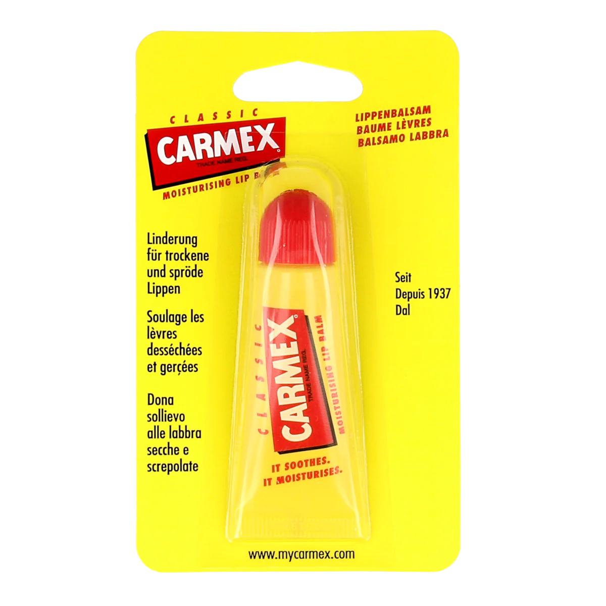 Carmex  Lip balm classic tube 10.00 Gram