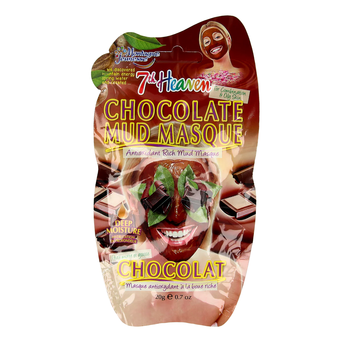 Montagne 7th Heaven gezichtsmasker chocolate mud 20.00 Gram