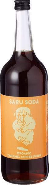 Saru Soda Siroop caramel koffie bio 1.00 Liter