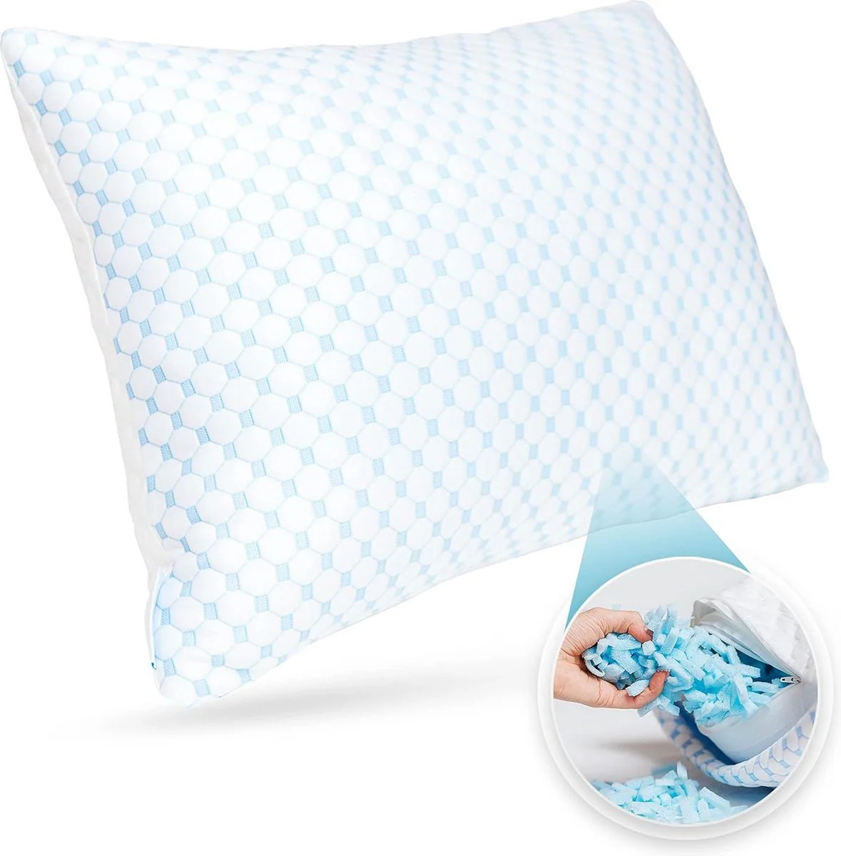 MC Sleep Hoofdkussen – Comfort Smart Pillow – 60x70cm – Nekklachten – Slaapkussen – Verkoelend Hoofdkussen