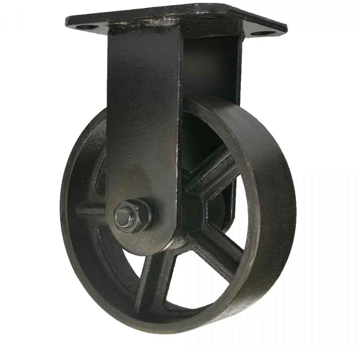 Maclean Bokwiel – Zwart – Gietijzer – Ø150mm – Draagvermogen 280kg