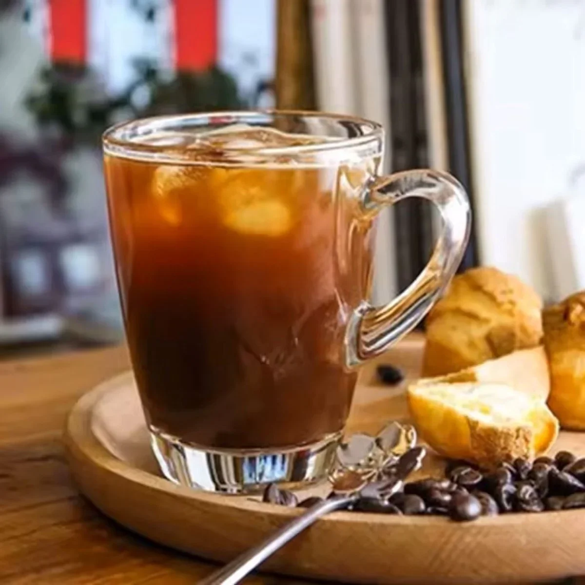 Glozini Jakarta – Theeglazen – Set van 6 – 370 ml – Luxe Koffie- en Theeglazen met Oortje