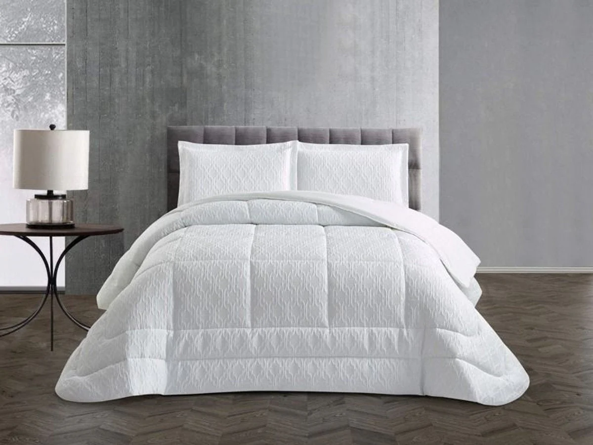 Lavella Erva Bedsprei Set 3-delig – Wit – 260x240cm