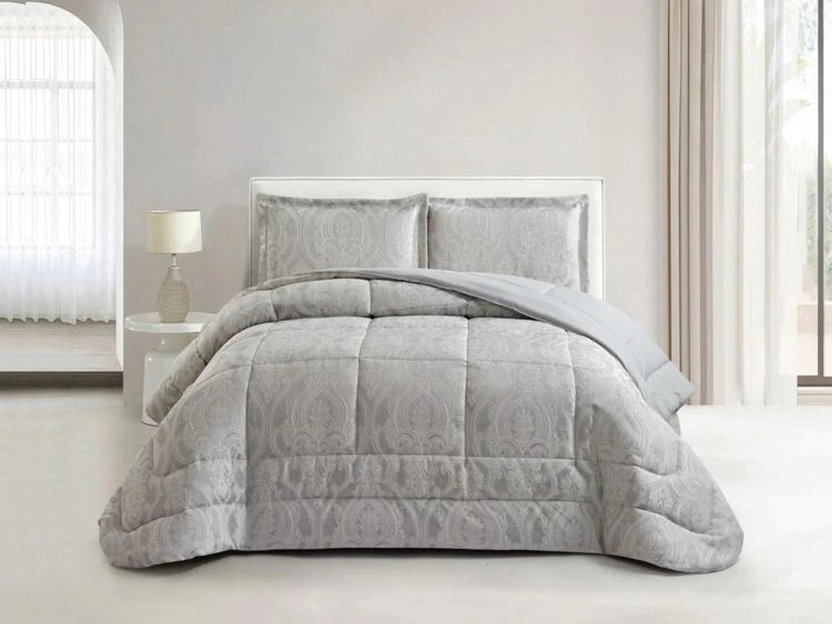 Lavella Firuze Bedsprei Set 3-delig – Grijs – 260x240cm