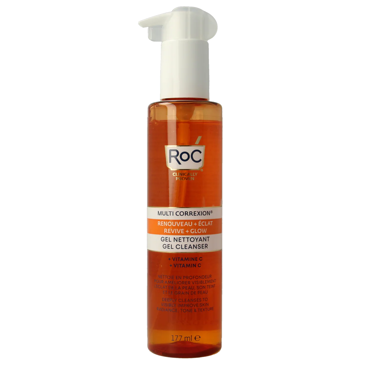 ROC Multi correxion revive+glow gel cream cleanser 177 Milliliter