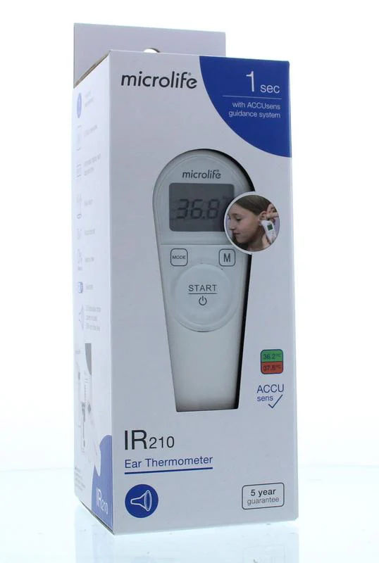 Microlife Oorthermometer IR210 1.00 Stuks