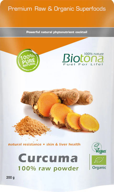 Biotona Curcuma raw powder bio 200.00 Gram
