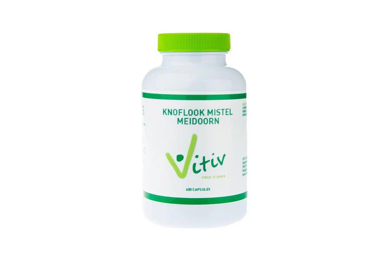 Vitiv Knoflook mistel meidoorn 400.00 Capsules