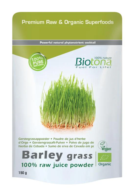 Biotona Barley grass raw juice powder bio 150.00 Gram