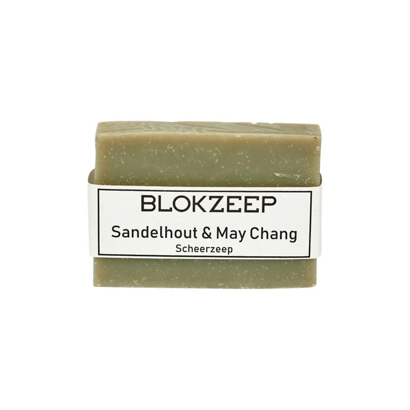 Blokzeep Shaving bar sandelhout & May Chang 100.00 Gram