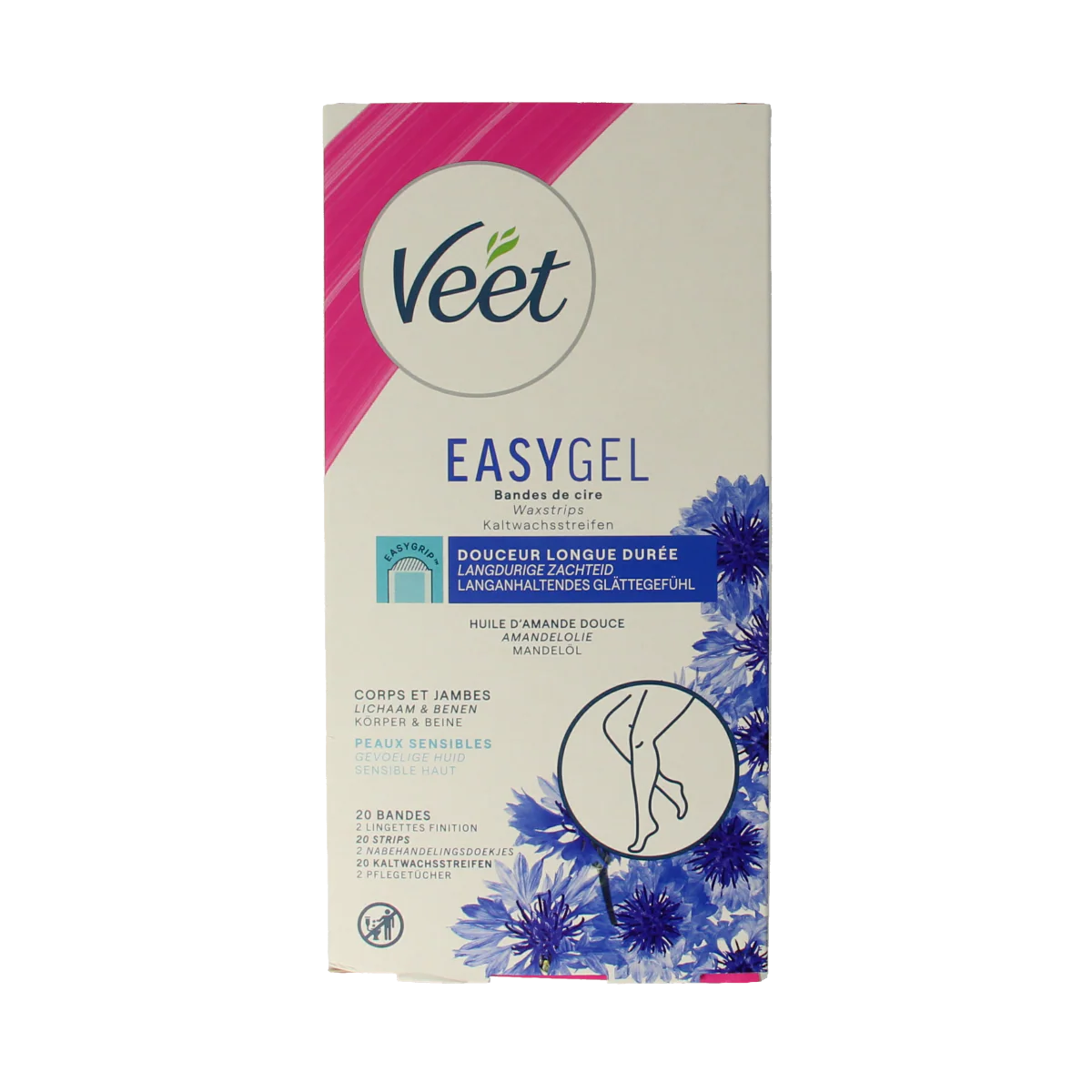 Veet Koude waxstrips gevoelige huid 20.00 Stuks