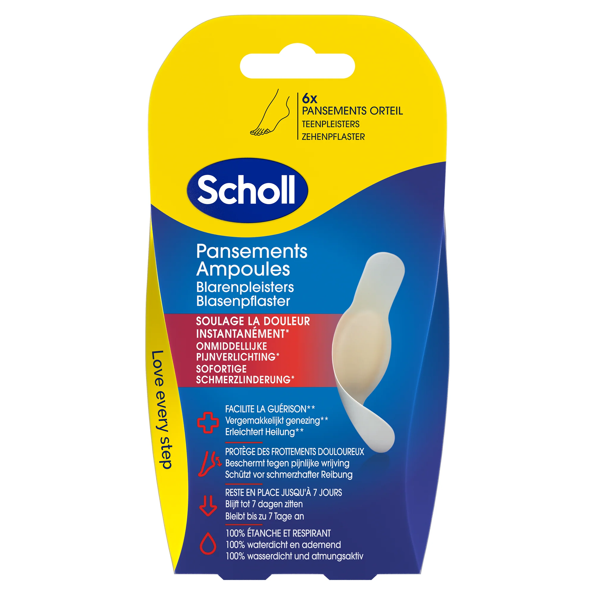Scholl Blarenpleister tenen 6.00 Stuks