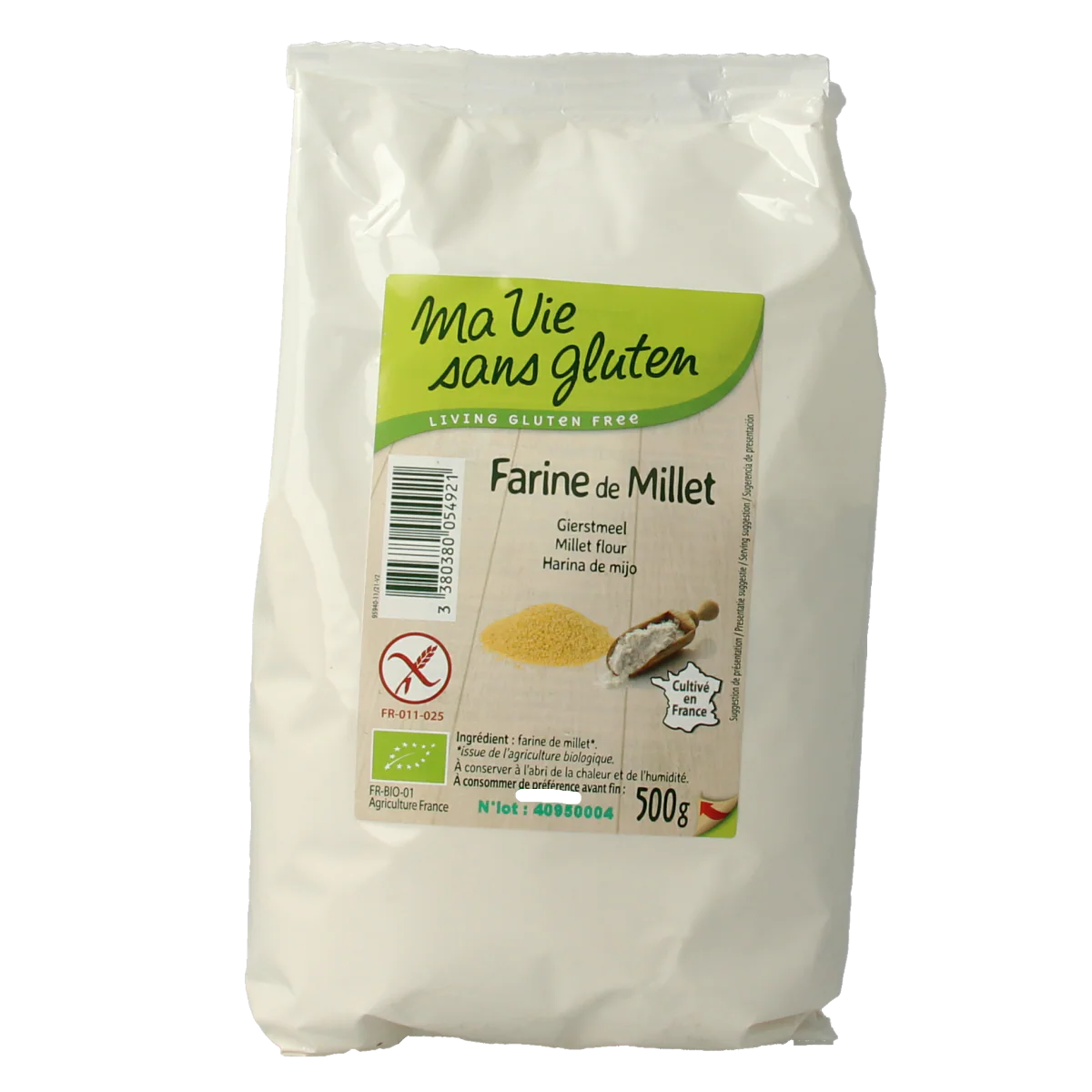 Ma Vie Sans Gierstmeel – glutenvrij – bio 500.00 Gram