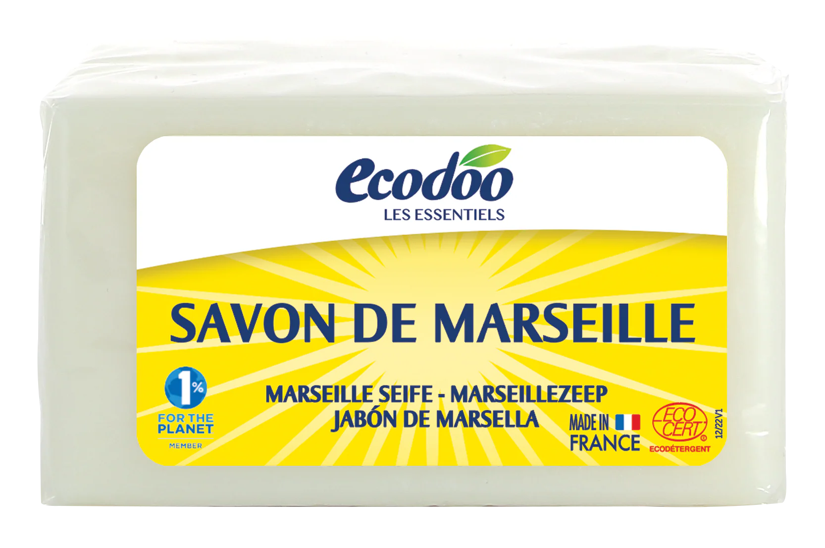 Ecodoo Marseillezeep bio 400.00 Gram