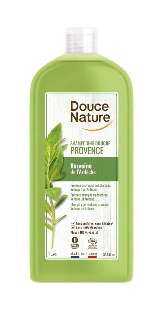 Douce Nature Douchegel & shampoo provence verbena Ardeche bio 1.00 Liter