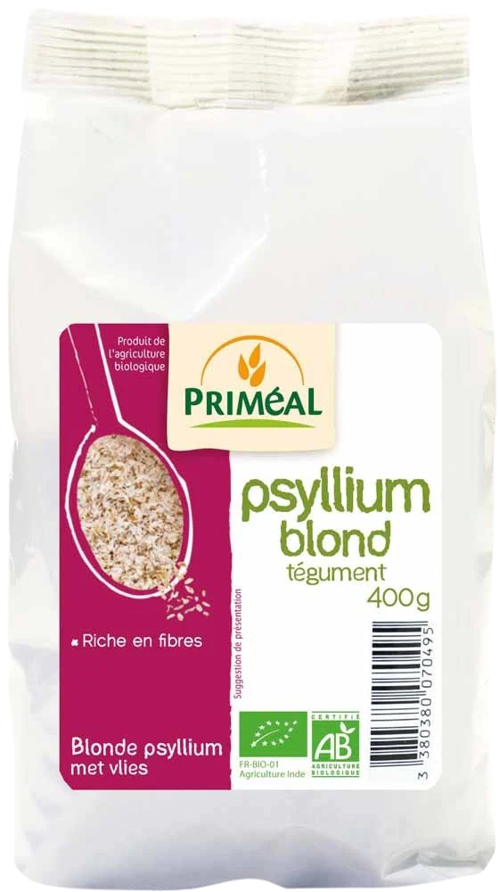 Primeal Blonde psyllium met vlies bio 400.00 Gram