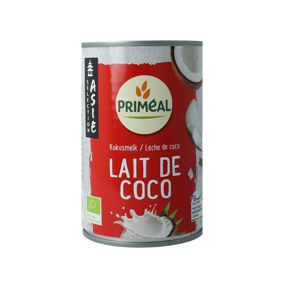 Primeal Kokosmelk bio 400.00 Milliliter