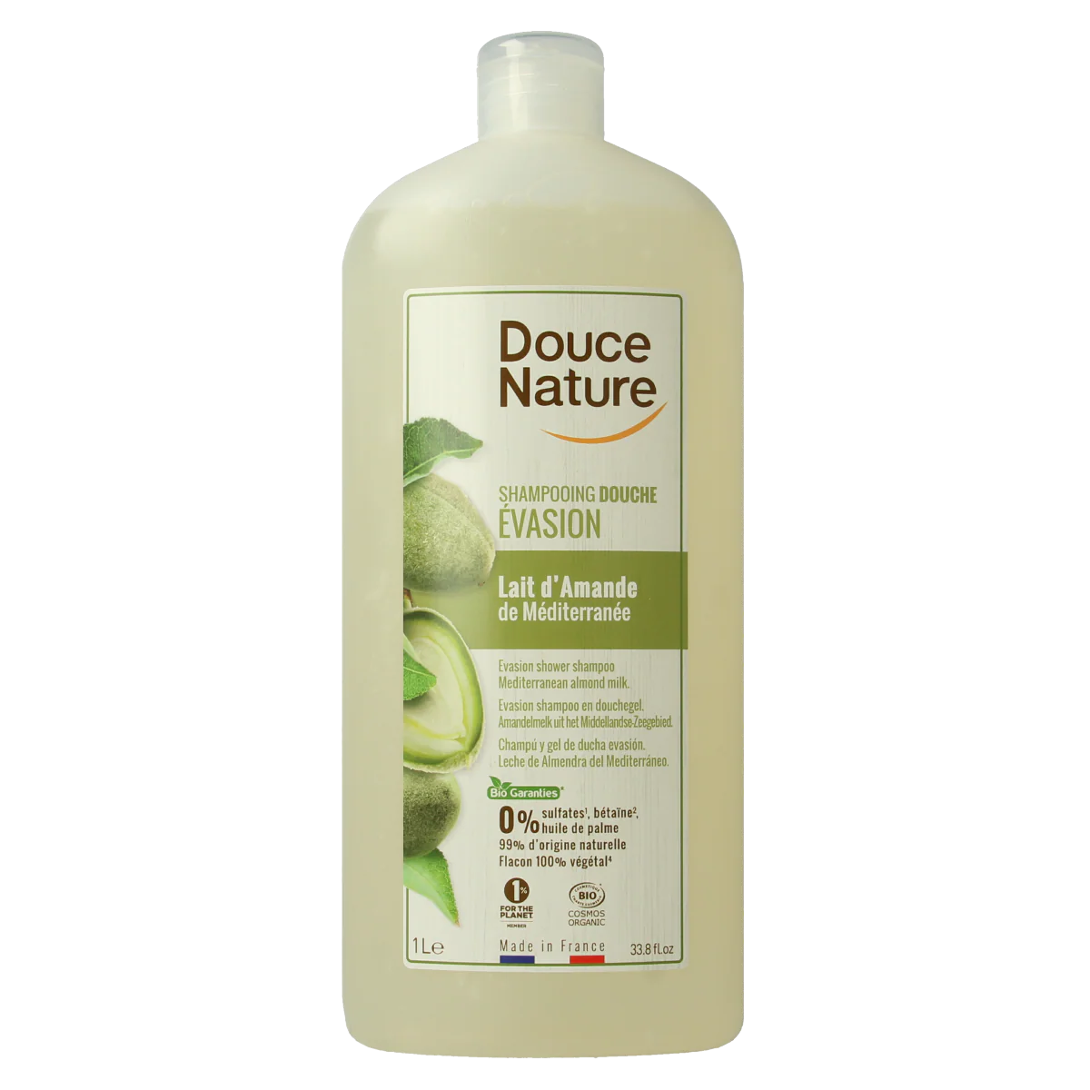 Douce Nature Douchemelk zoete amandel bio 1 Liter