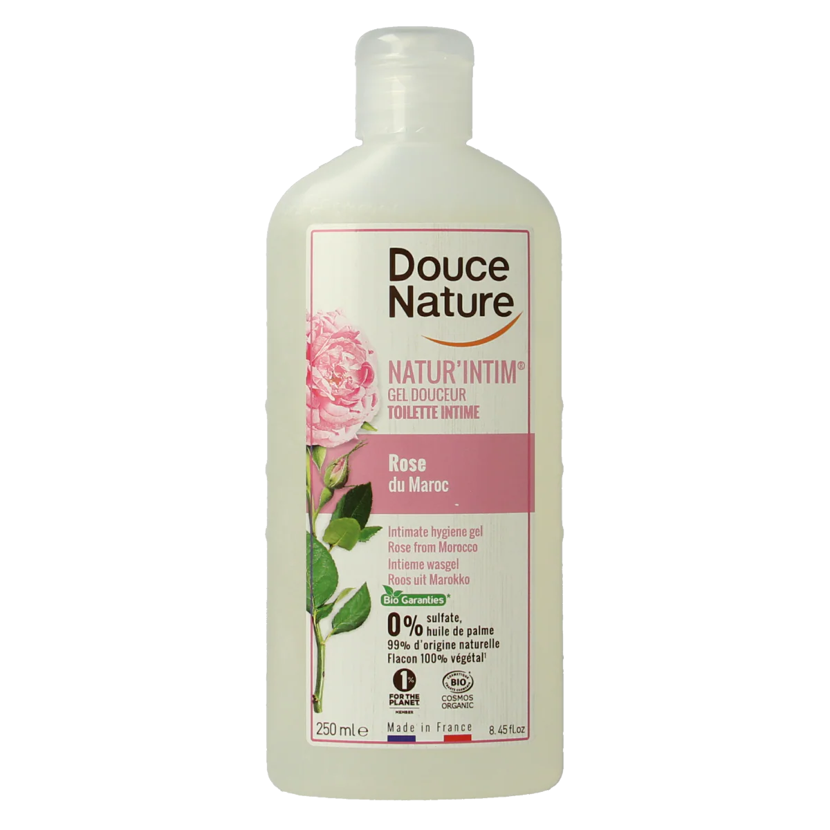 Douce Nature Natur intim intieme wasgel rose bio 250.00 Milliliter