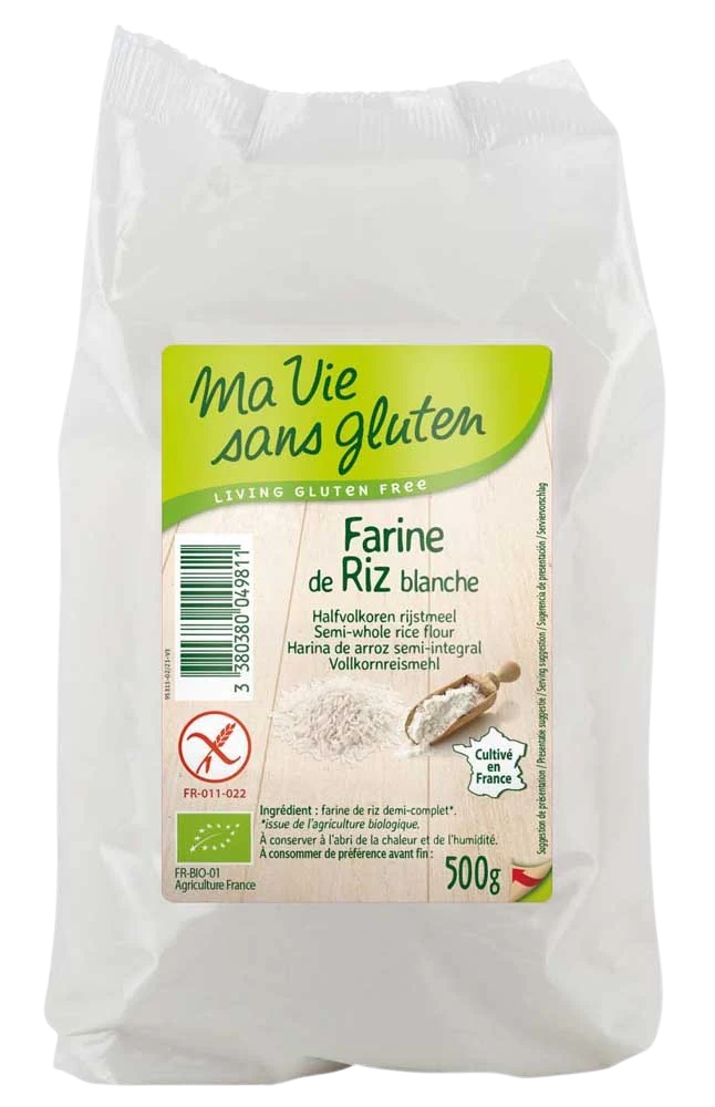 Ma Vie Sans Rijstmeel wit glutenvrij bio 500.00 Gram