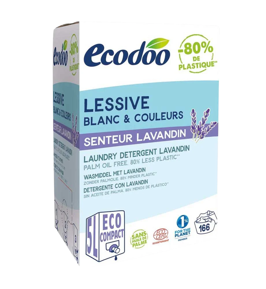 Ecodoo Wasmiddel vloeibaar lavendel 5.00 Liter