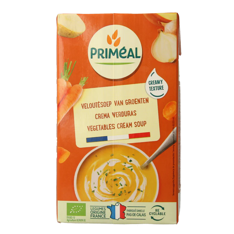 Primeal Groentecremesoep bio 1 Liter