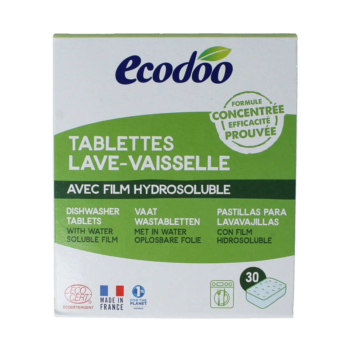 Ecodoo Vaatwasmachine tabletten 30.00 Stuks