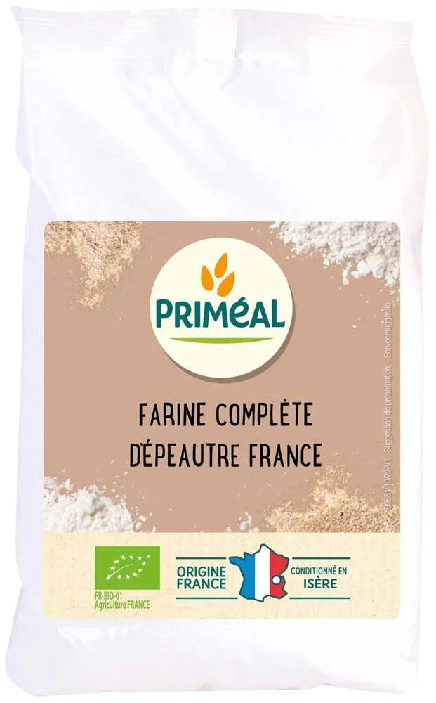Primeal Volkoren speltmeel bio 500 Gram