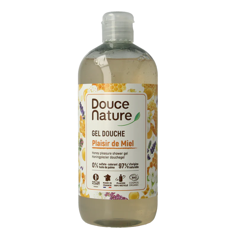 Douce Nature Douchegel honingplezier plaisir de miel bio 500.00 Milliliter