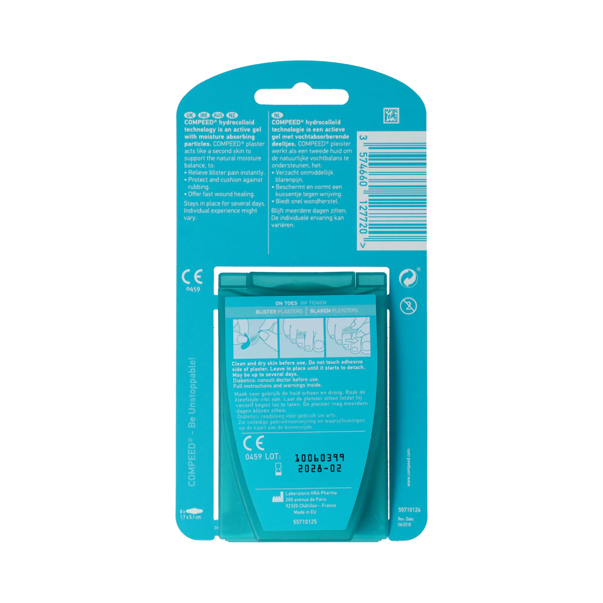 Compeed Blaren op tenen 8.00 Stuks