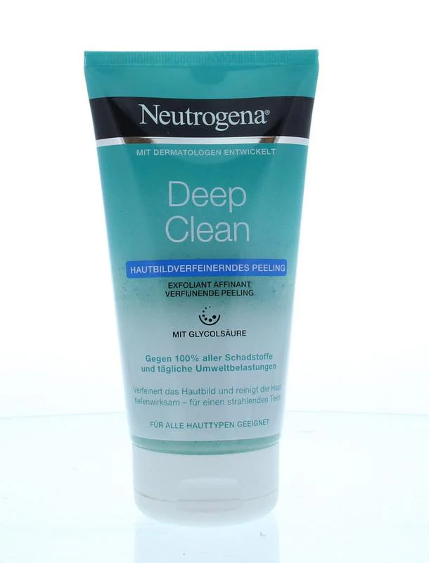 Neutrogena Deep clean verfijnende peeling  150.00 Milliliter