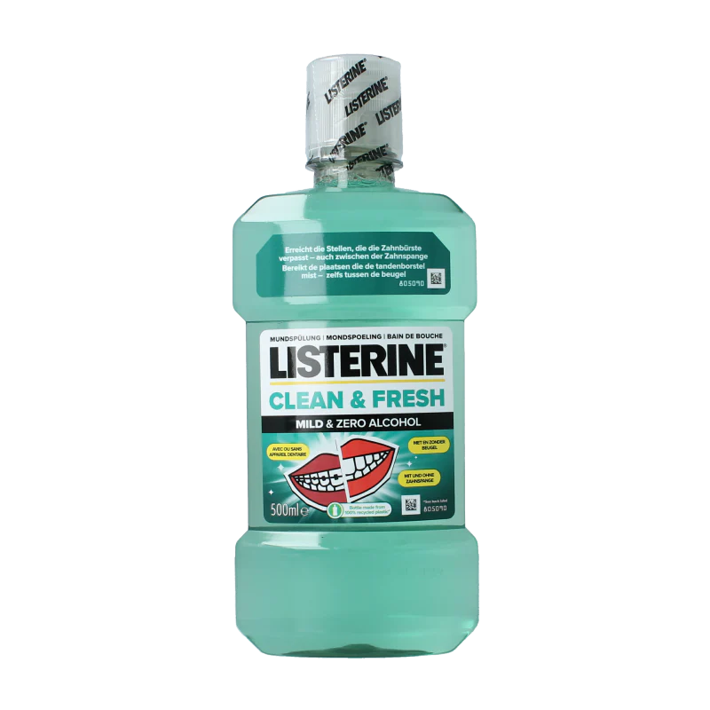 Listerine Mondwater clean & fresh 500 Milliliter