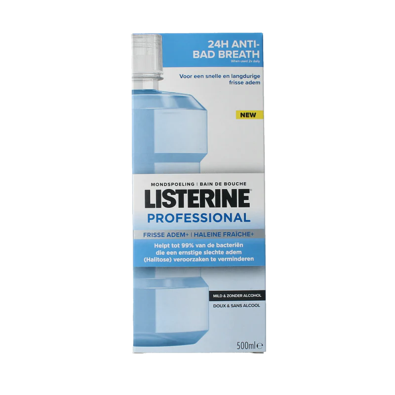 Listerine Mondwater professional fresh breath 500 Milliliter