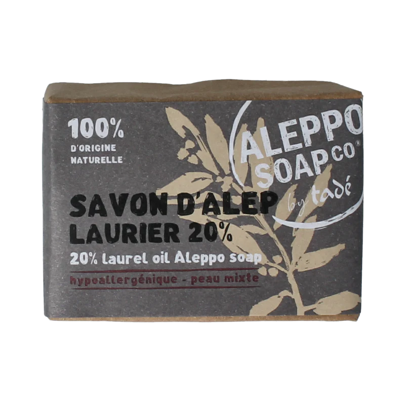 Aleppo Soap Co Zeep 20% laurier 200.00 Gram