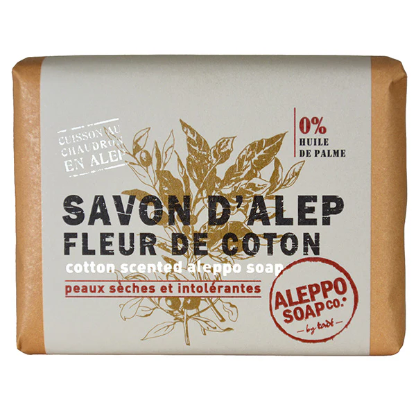 Aleppo Soap Co Savon d’Alep fleur de coton 100 Gram