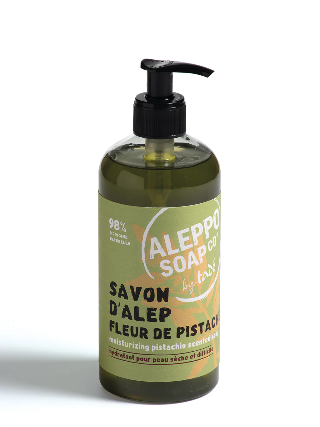 Aleppo Soap Co Savon d’Alep liquid fleur de pistache 500.00 Milliliter