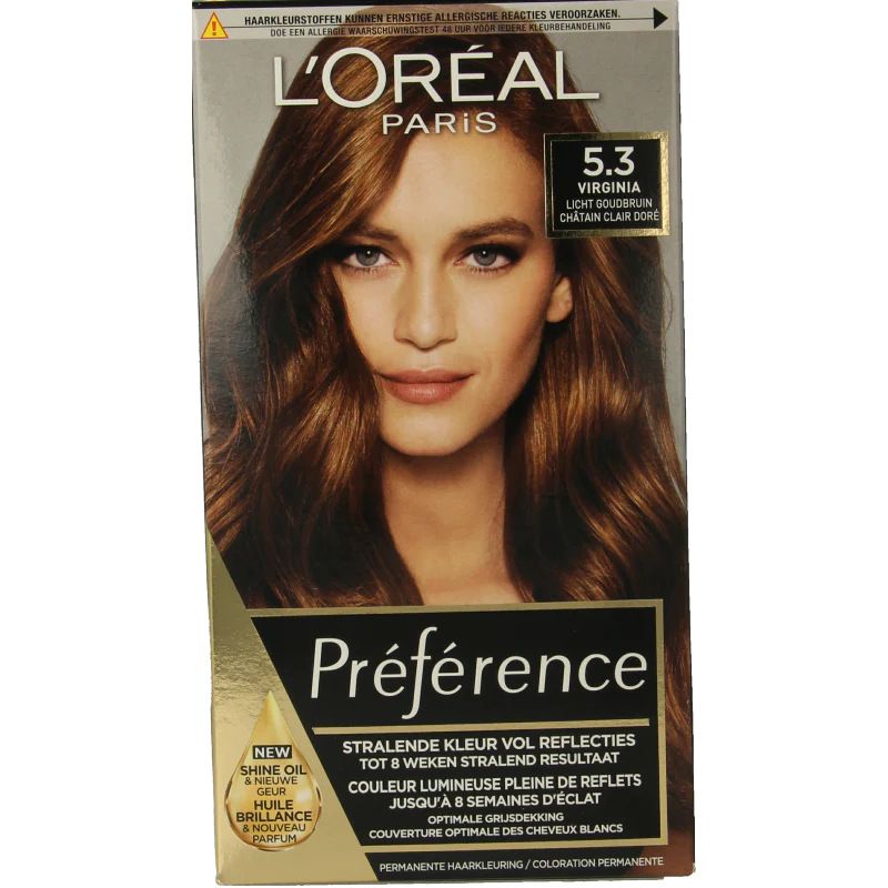 Preference 5.3 Virgin licht goudbruin 1 Set