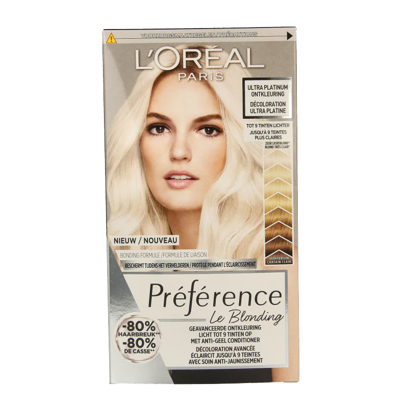 Preference Bleach ultra platinum ontkleuring 1.00 Set