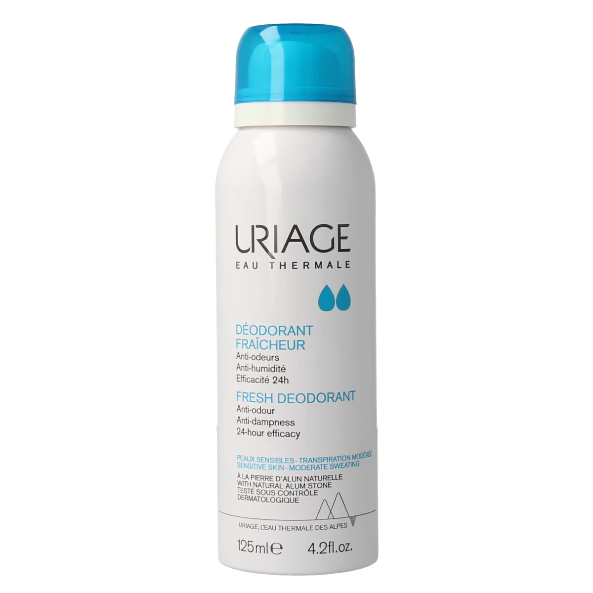 Uriage Thermaal water verfrissende deodorant 125.00 Milliliter