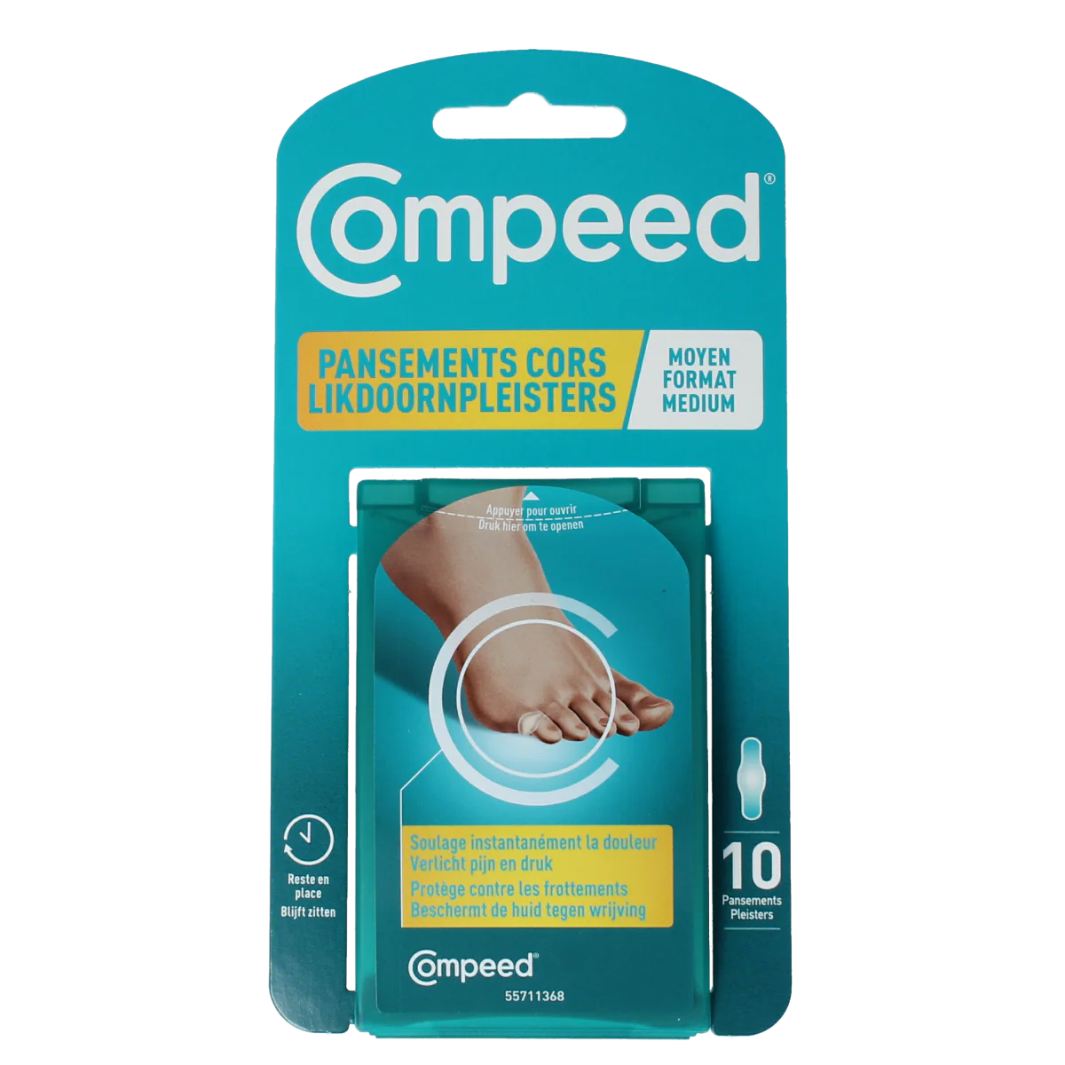 Compeed Likdoornpleister medium 10.00 Stuks