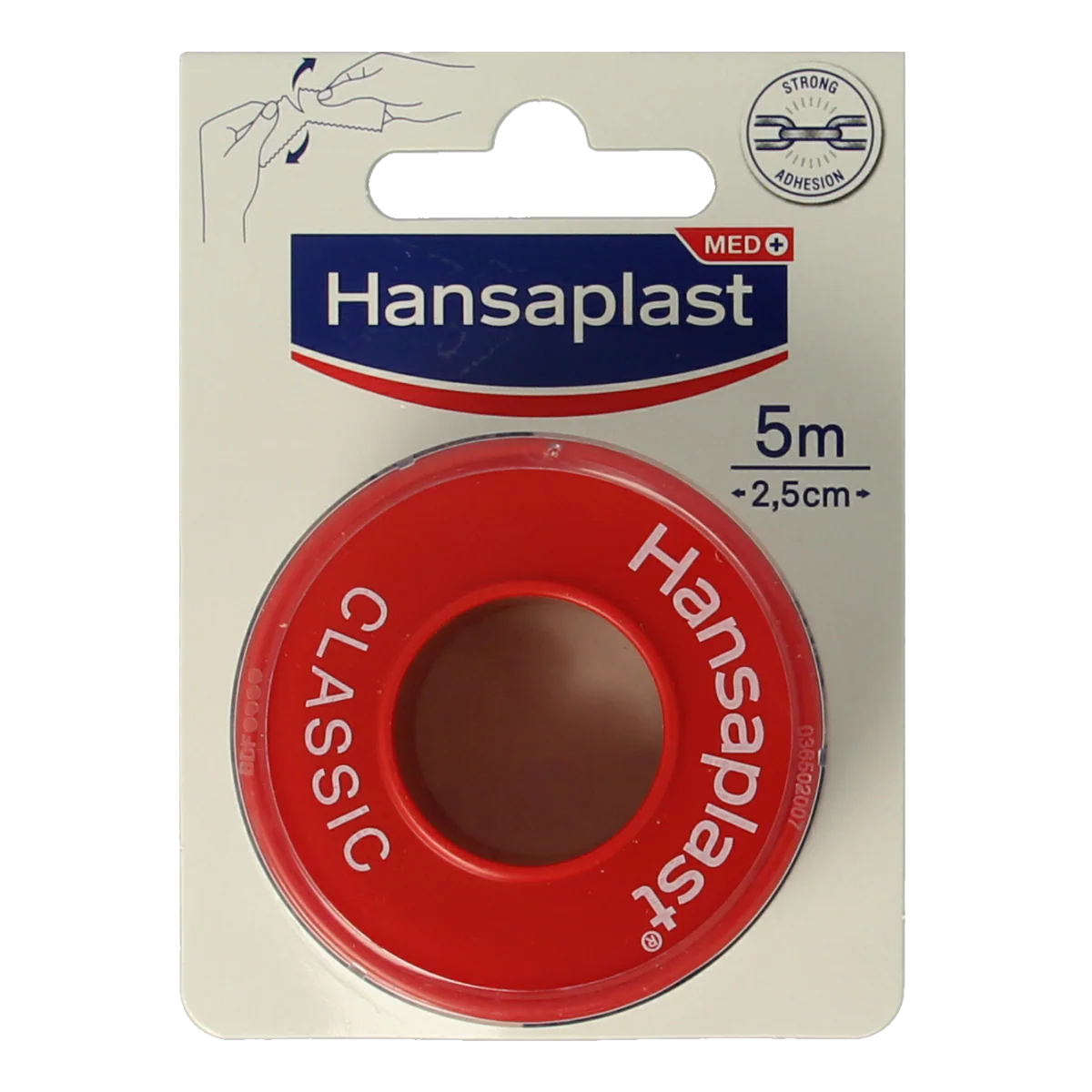 Hansaplast Hechtpleister classic 5m x 2.5cm 1.00 Stuks