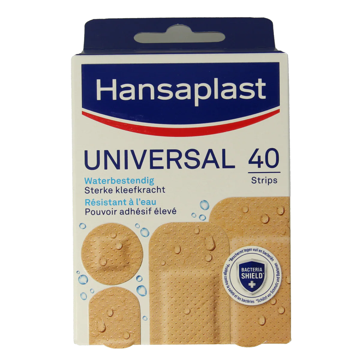 Hansaplast Water resistant universal strips 40.00 Stuks