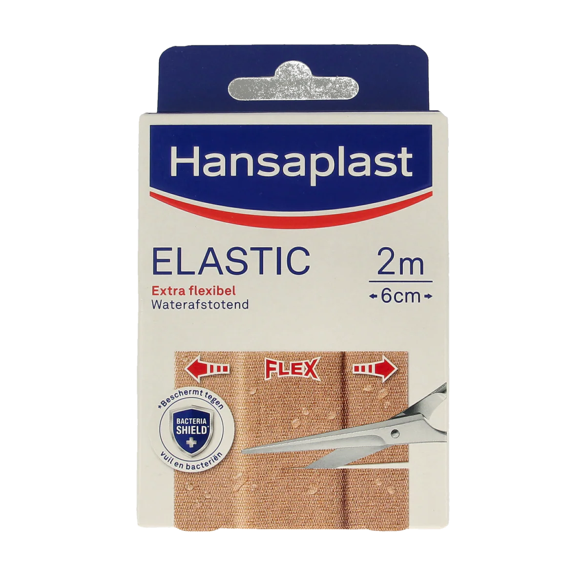 Hansaplast Elastic 2m x 6cm waterafstotend 1.00 Stuks