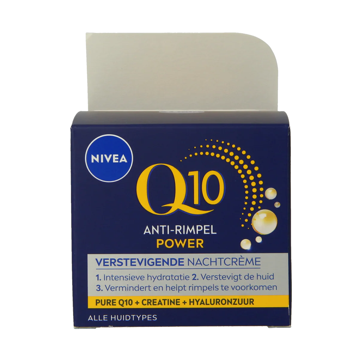 Nivea Visage anti-rimpel nachtcreme Q10+ 50.00 Milliliter