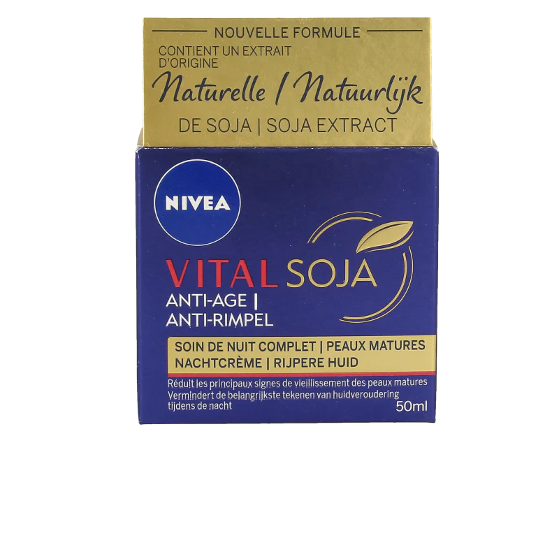 Nivea Vital soja anti-age nachtcreme 50 Milliliter