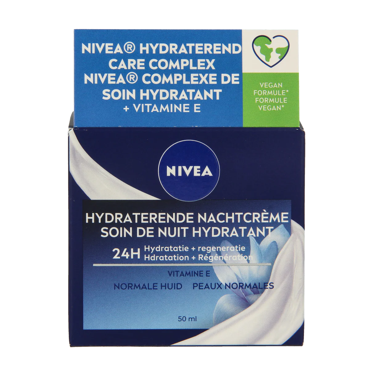 Nivea Essentials nachtcreme normale/gemengde huid 50.00 Milliliter