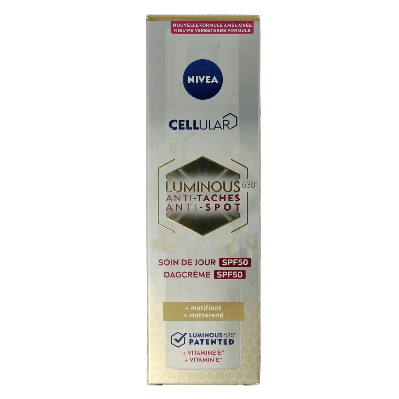 Nivea Cellular luminous anti-pigment fluid cream SPF50 40 Milliliter