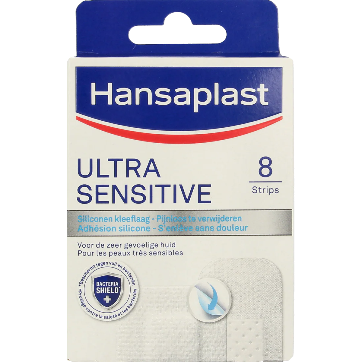 Hansaplast Pleisters ultra sensitive 8.00 Stuks