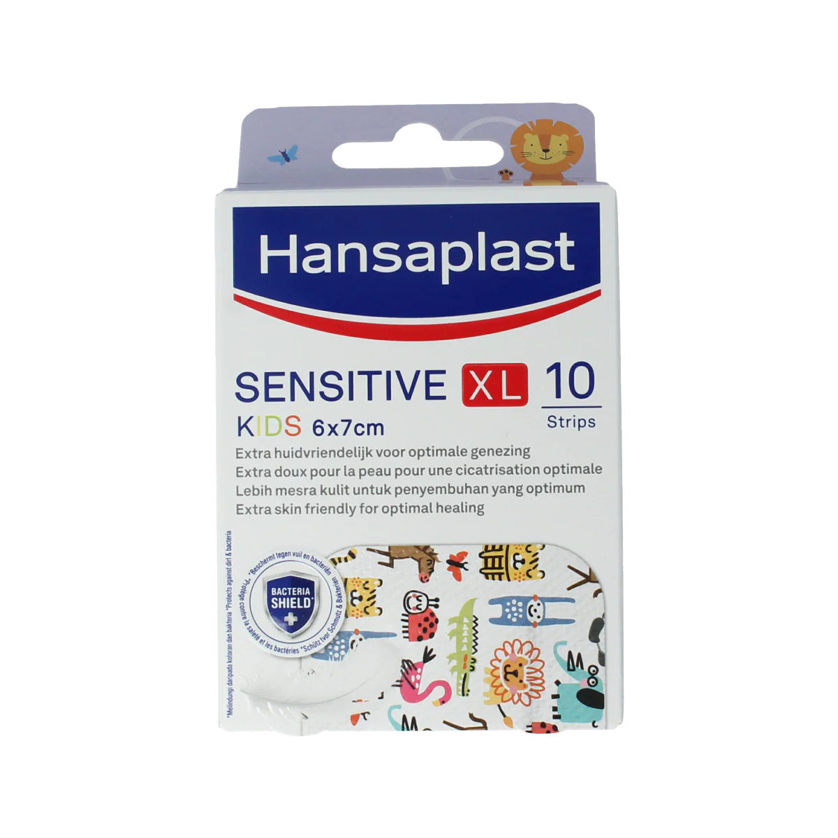 Hansaplast Sensitive kids XL 10.00 Stuks